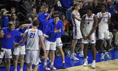 Florida College Basketball Team Celebration