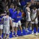 Florida College Basketball Team Celebration