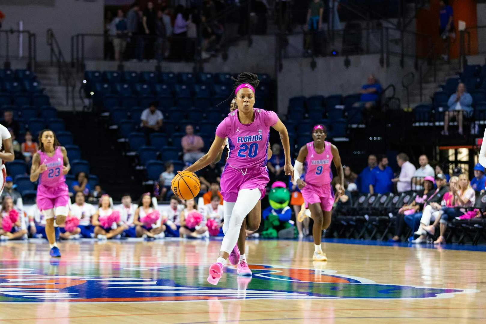 Florida Gators Basketball Team In Action