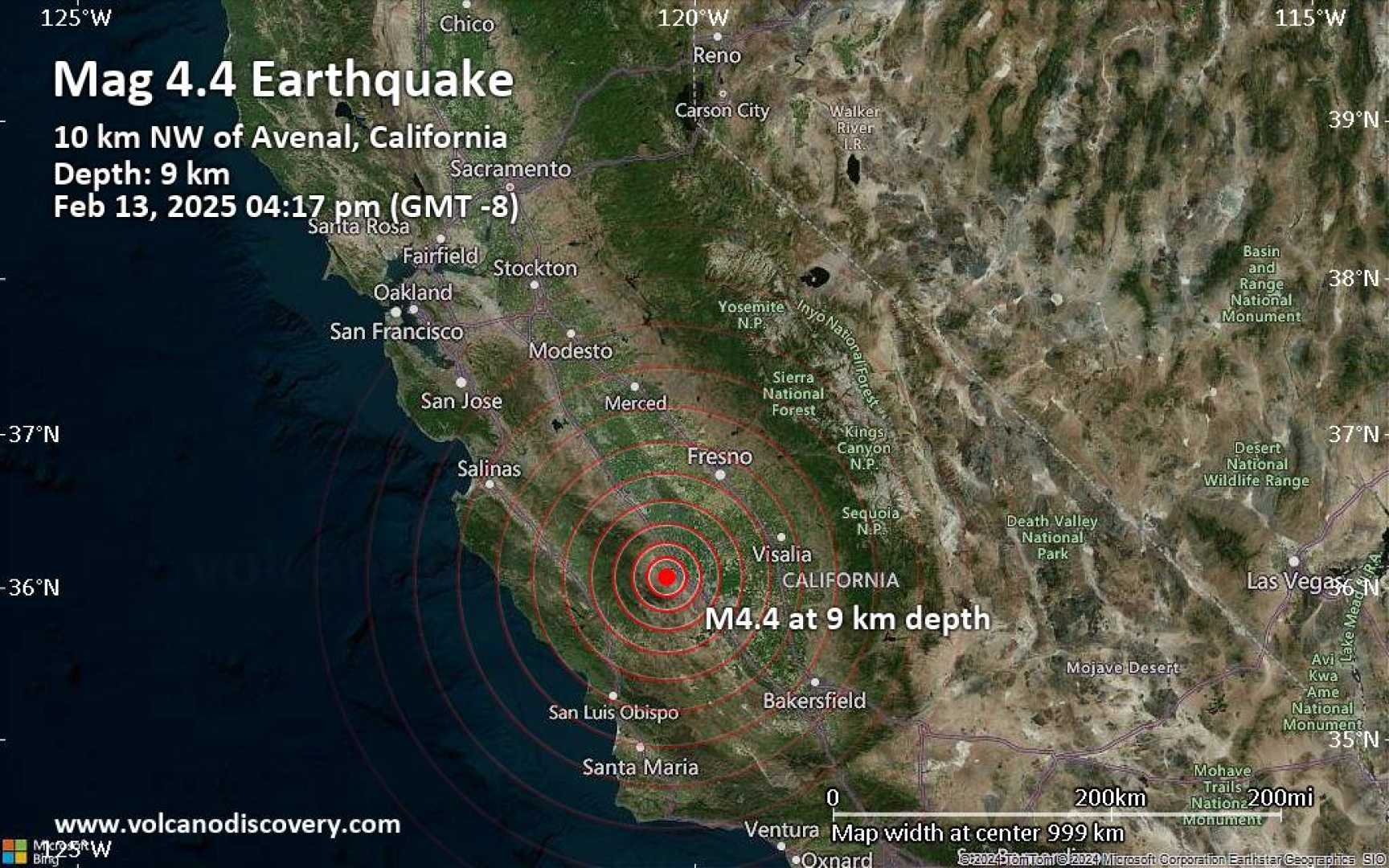 Fresno County Earthquake Aftermath February 2025