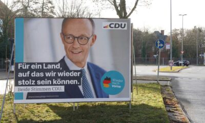 Friedrich Merz Cdu Campaign Poster