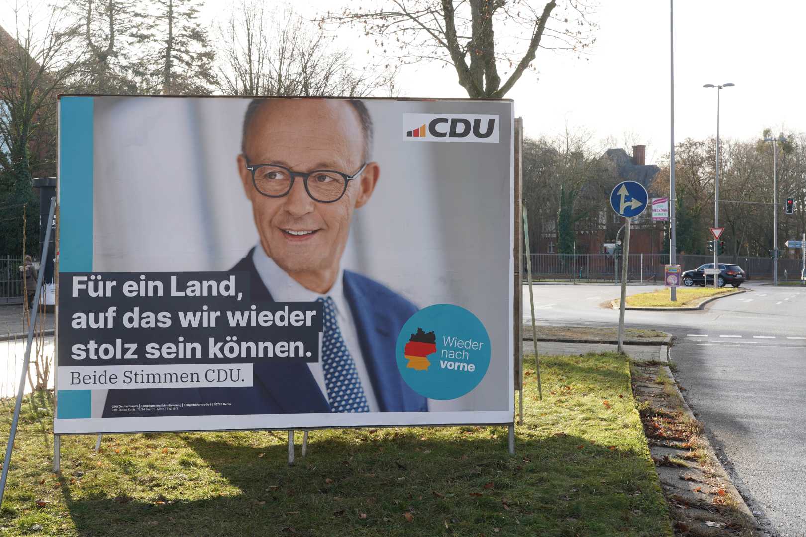 Friedrich Merz Cdu Campaign Poster