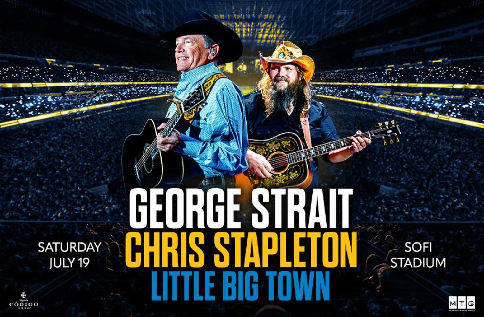 George Strait Chris Stapleton Concert Performance