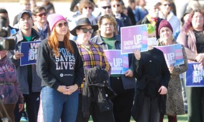 Georgia State Capitol Transgender Sports Bill Protest