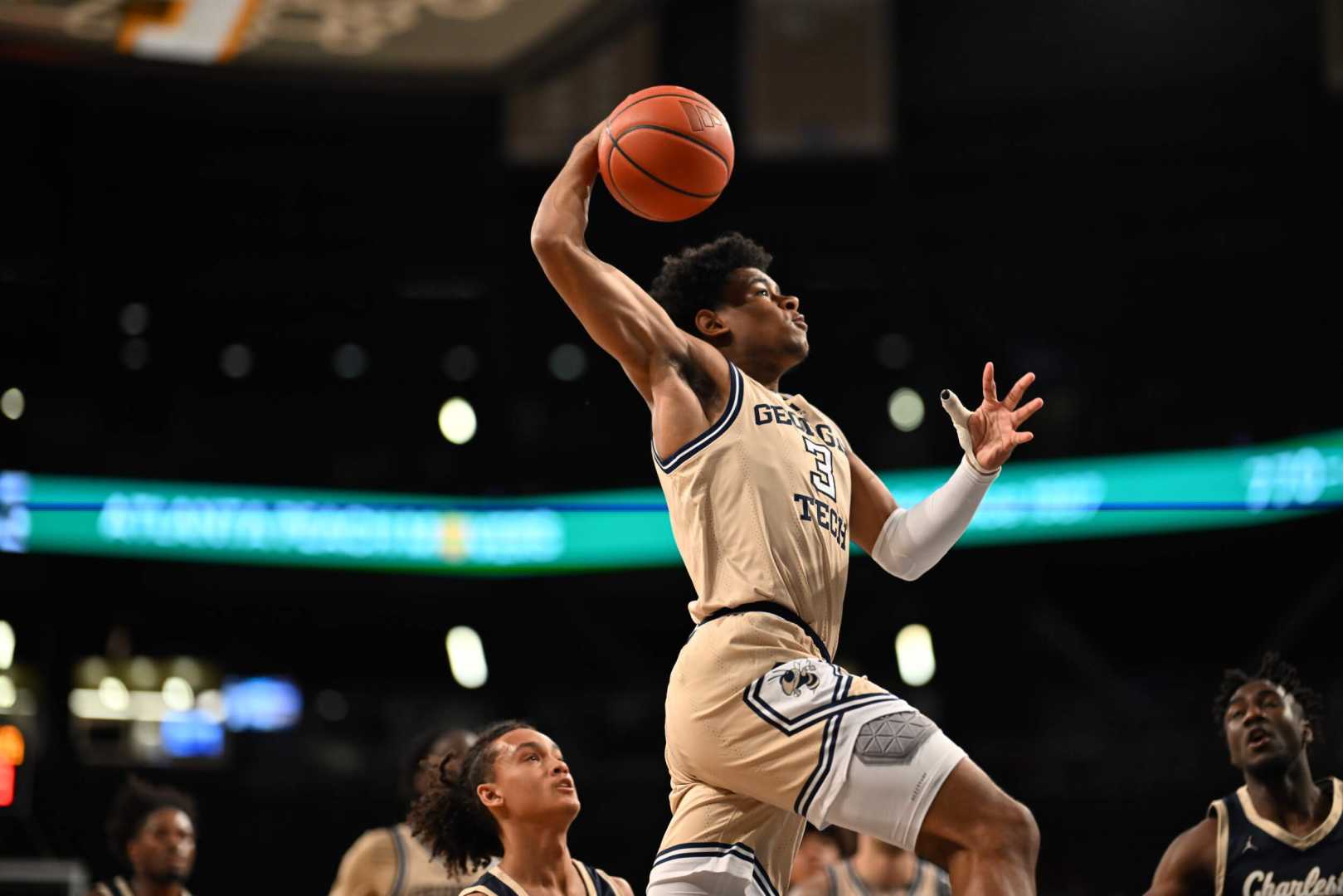 Georgia Tech Basketball Players In Action