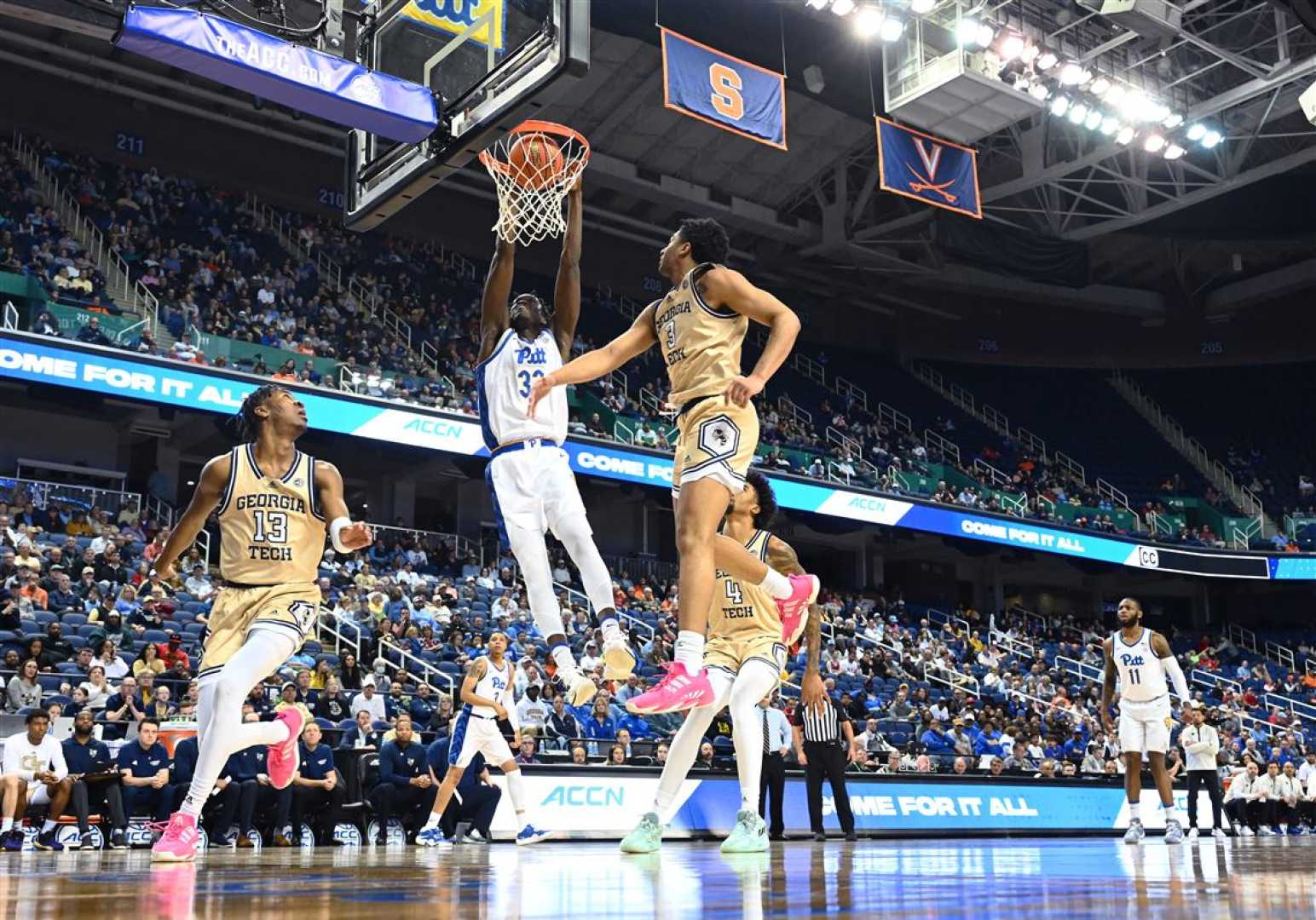 Georgia Tech Basketball Team Vs Pittsburgh