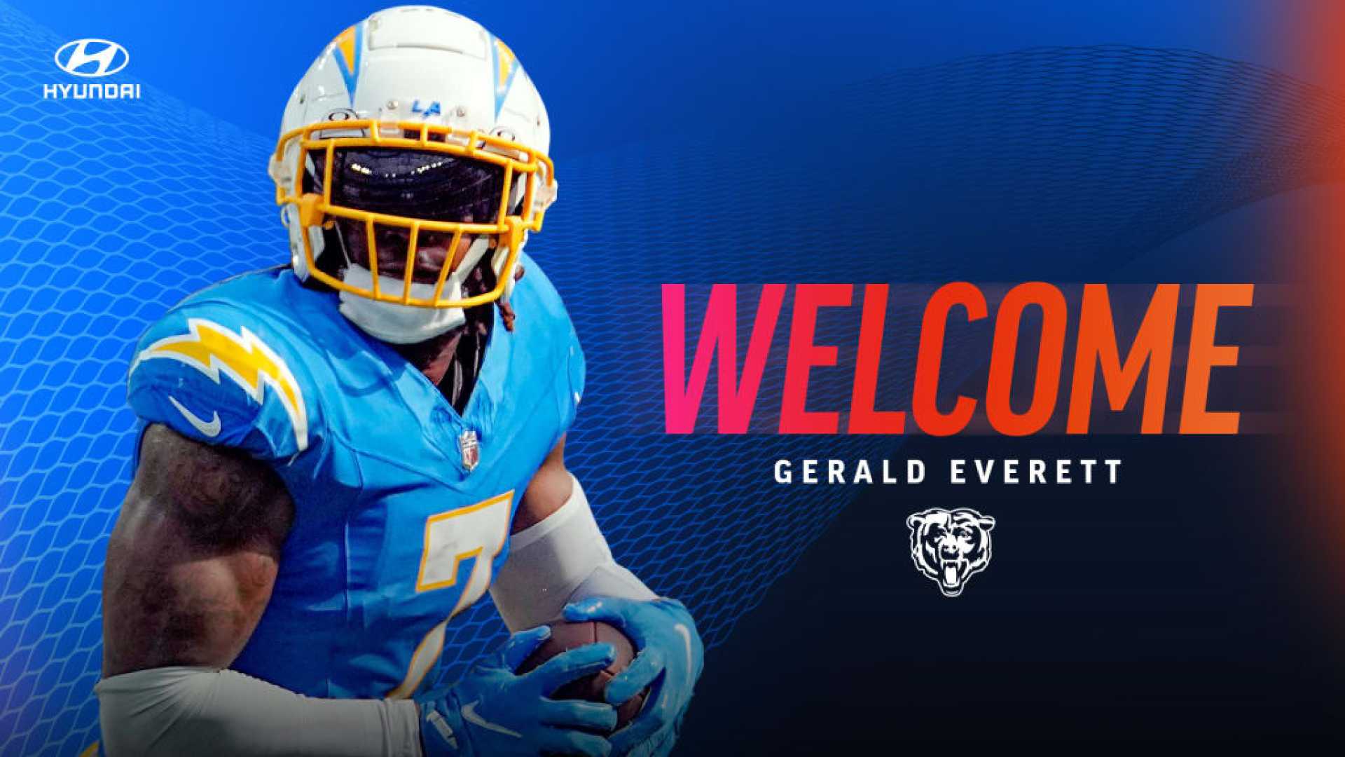 Gerald Everett Chicago Bears Tight End Release