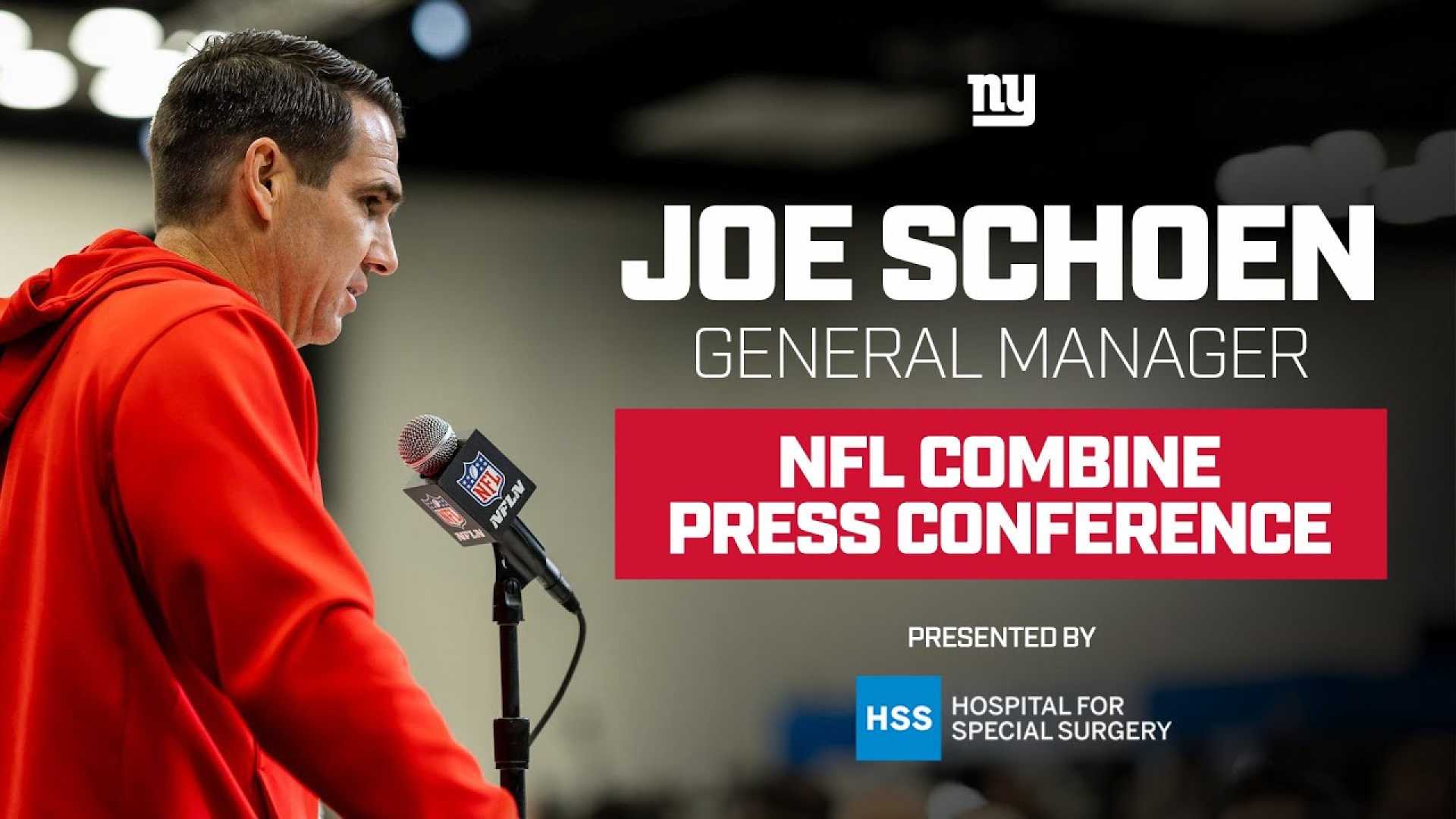 Giants Gm Joe Schoen Nfl Combine 2025