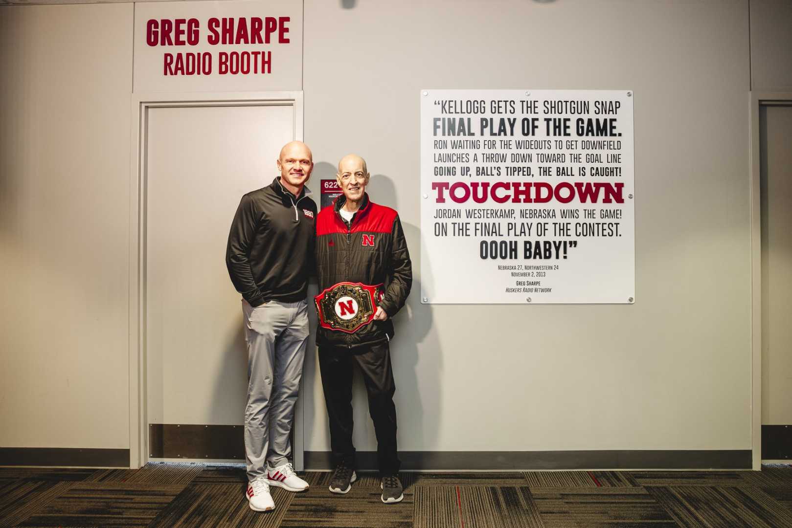 Greg Sharpe Nebraska Football Baseball Broadcaster