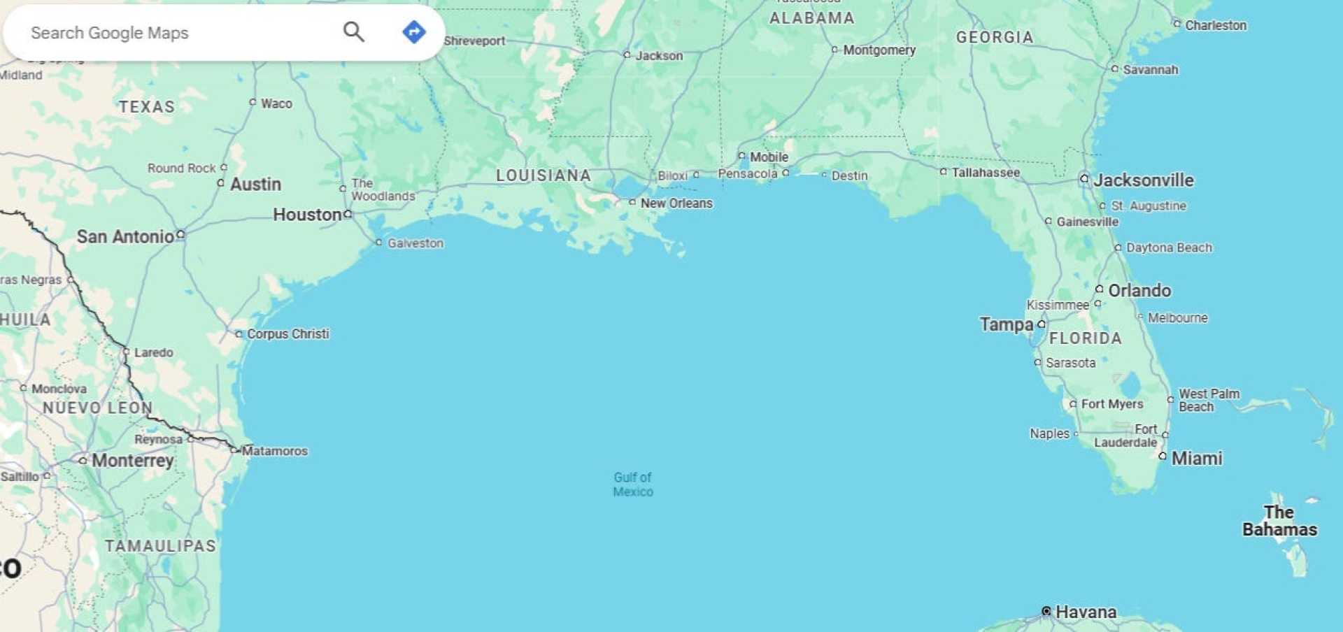 Gulf Of America Google Maps Name Change