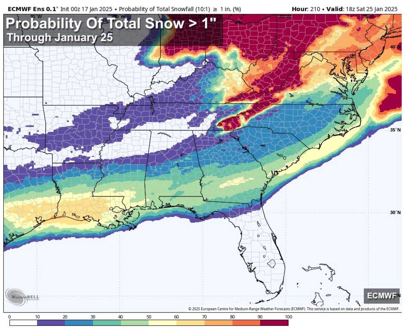 Heavy Snowfall Winter Storm Forecast