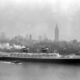 Historic Ss United States Ship Moving Down Delaware River