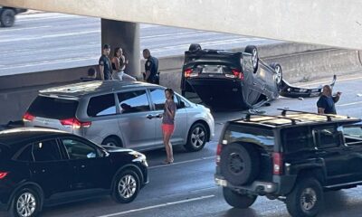 Honolulu H 1 Freeway Rollover Crash