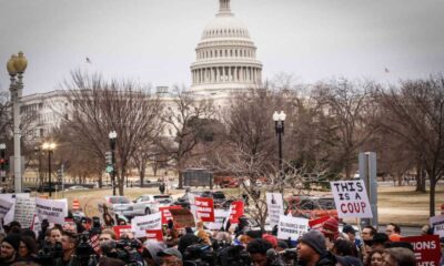 House Democrats Protesting Outside Department Of Education Building