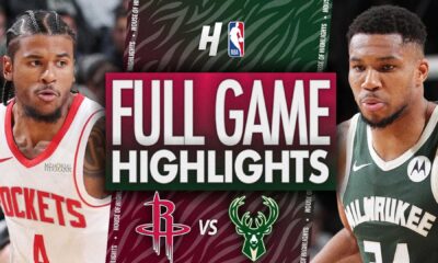 Houston Rockets Vs Milwaukee Bucks Basketball Game