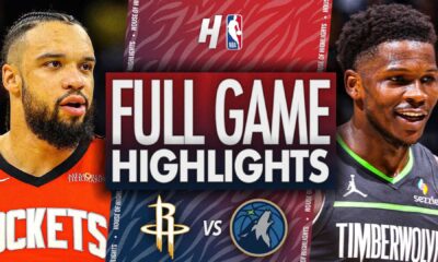 Houston Rockets Vs Minnesota Timberwolves Nba Game