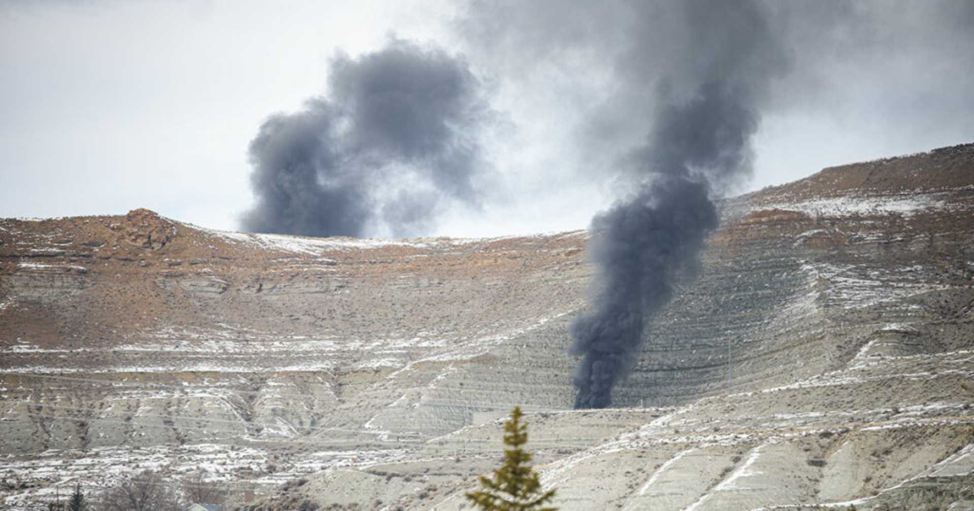 I 80 Tunnel Crash Smoke Fire Wyoming