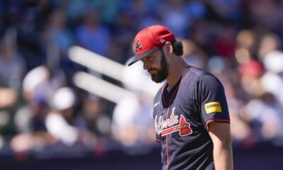 Ian Anderson Atlanta Braves Pitching Spring Training