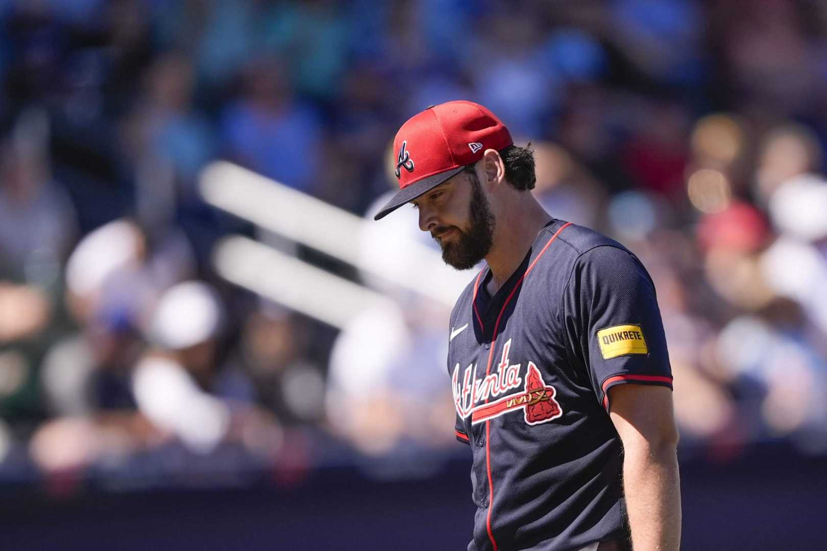 Ian Anderson Atlanta Braves Pitching Spring Training