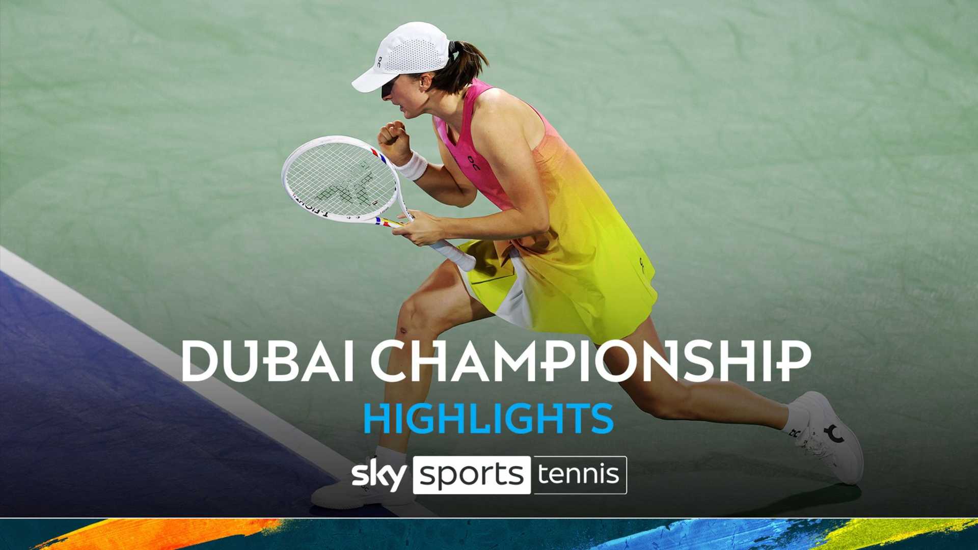 Iga Swiatek Dubai Tennis Championships Victory