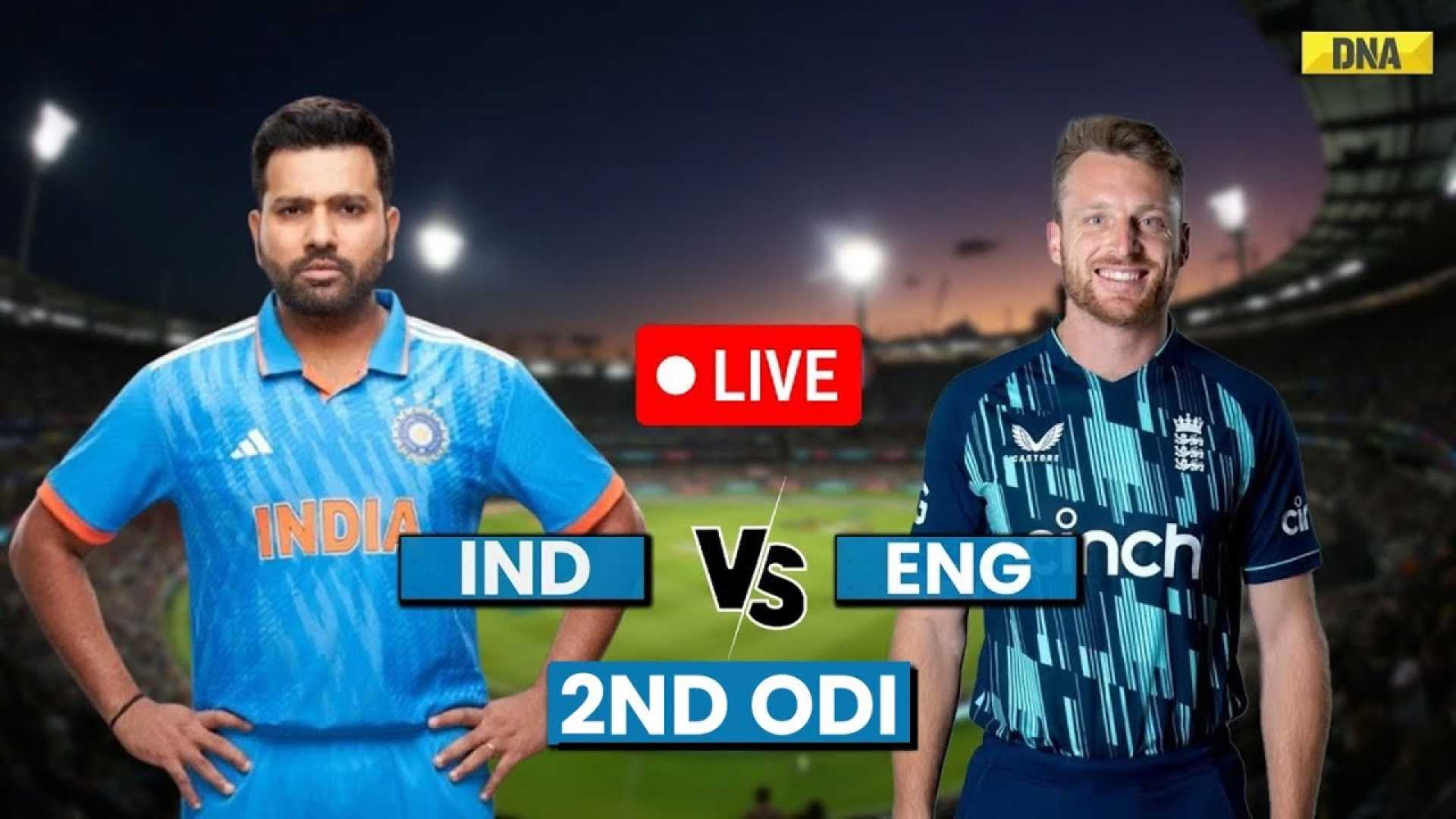 India Vs England Cricket Odi Match