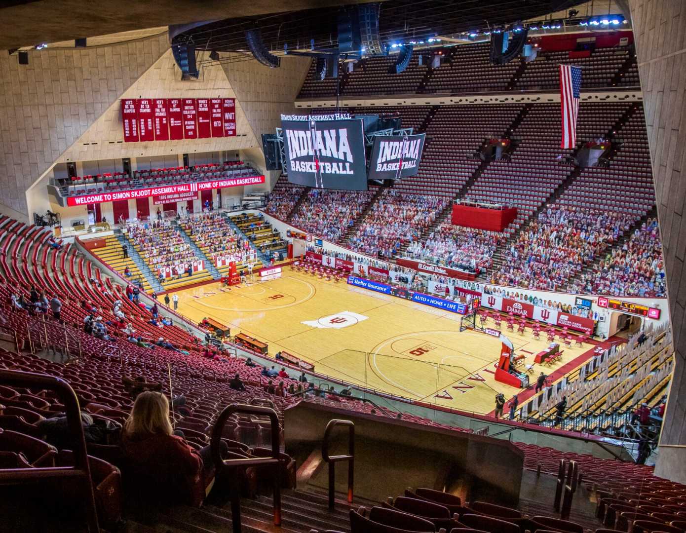 Indiana Basketball Game Simon Skjodt Assembly Hall