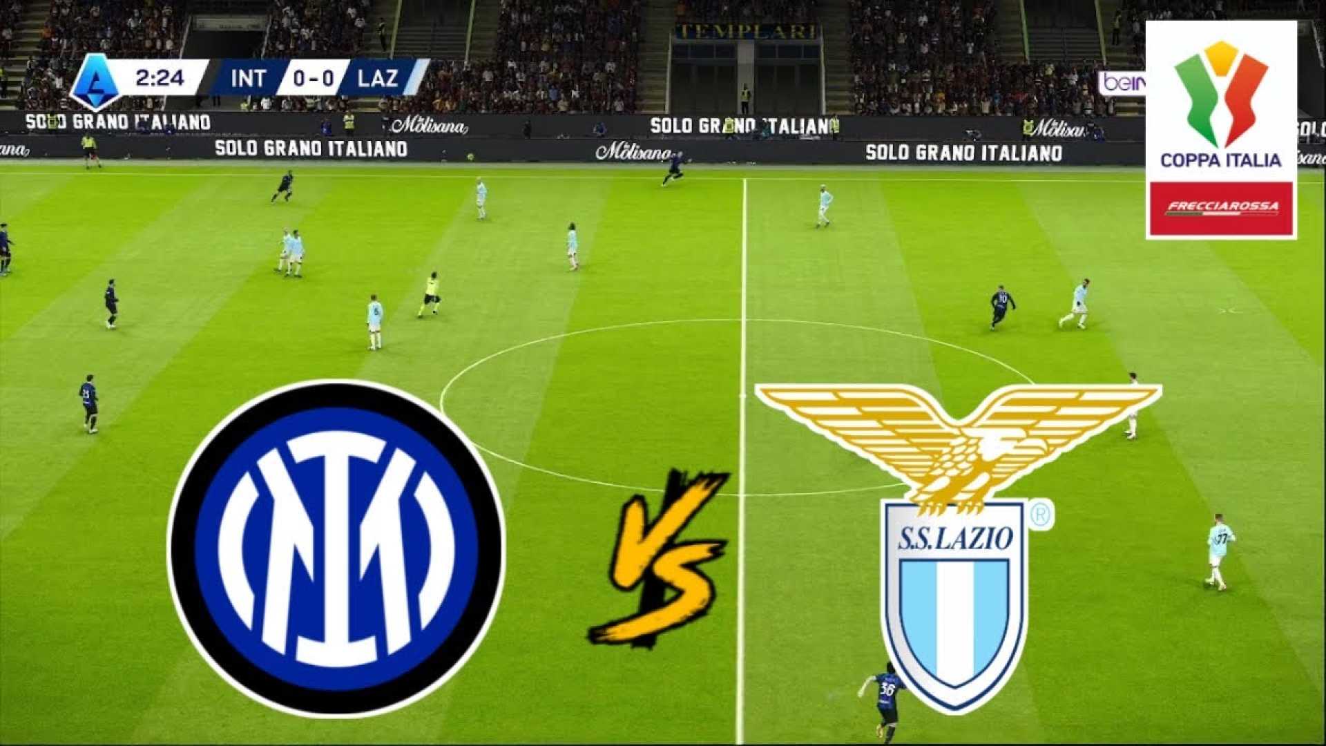 Inter Milan Lazio Coppa Italia Match February 2025