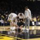 Iowa Hawkeyes Basketball Team In Action