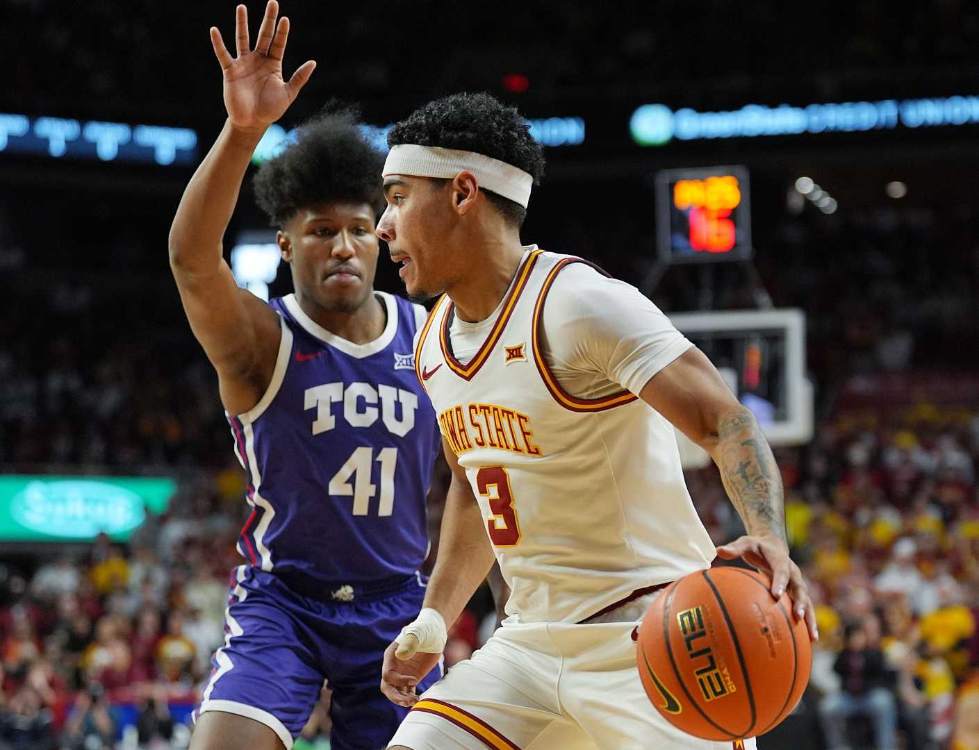 Iowa State Basketball Hilton Coliseum Tcu Game