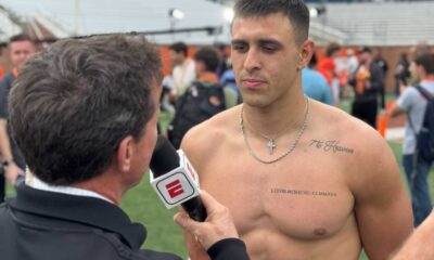 Jack Bech Senior Bowl Tattoos Honoring Brother