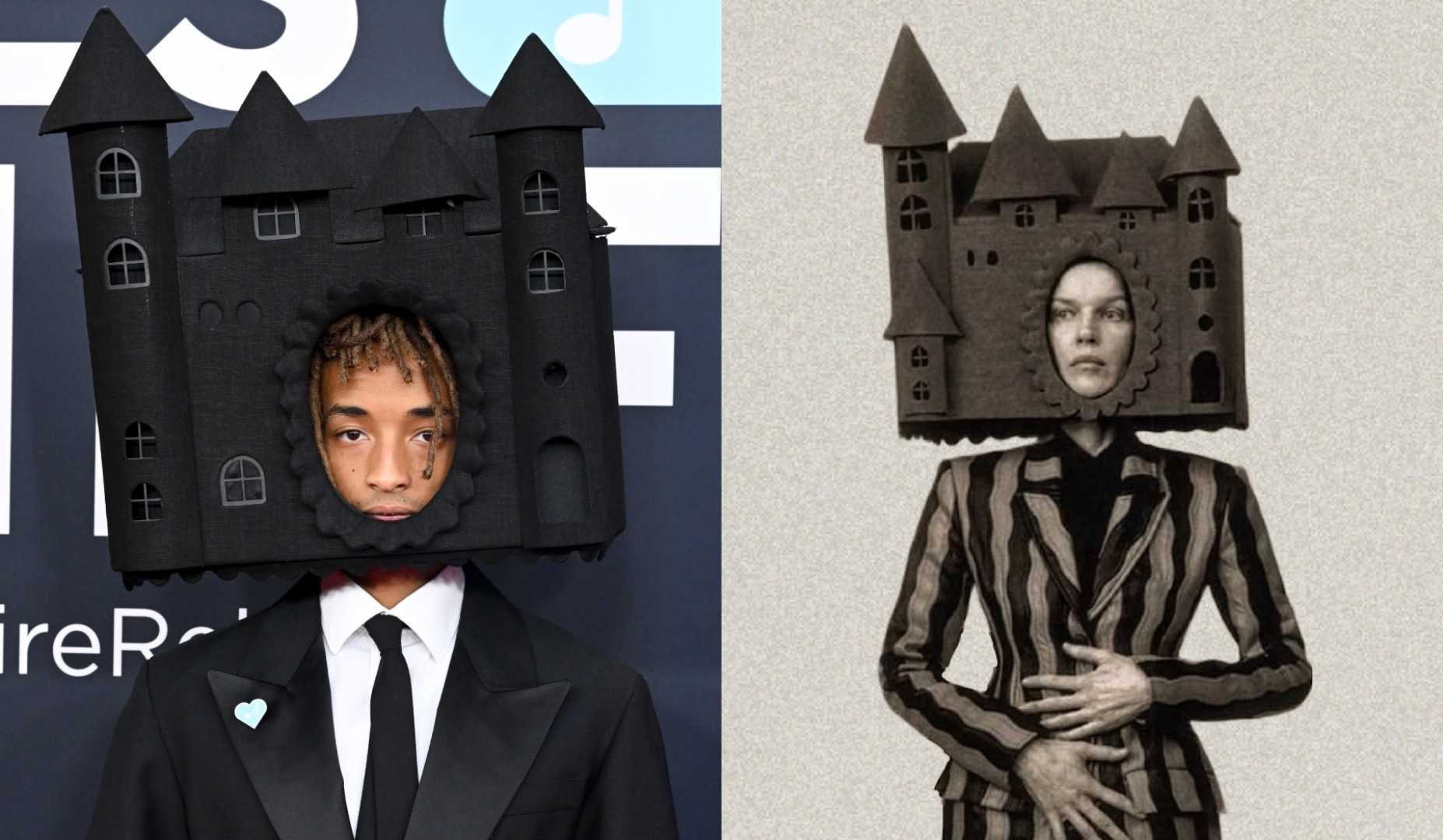 Jaden Smith Vampire Castle Hat Grammys 2025