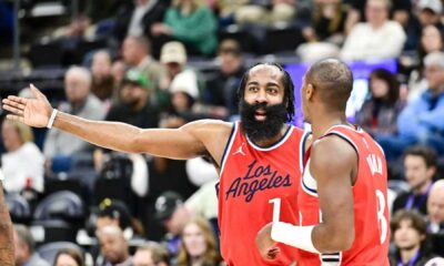 James Harden Passing Olajuwon Celebration