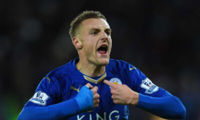 Jamie Vardy Leicester Striker Football