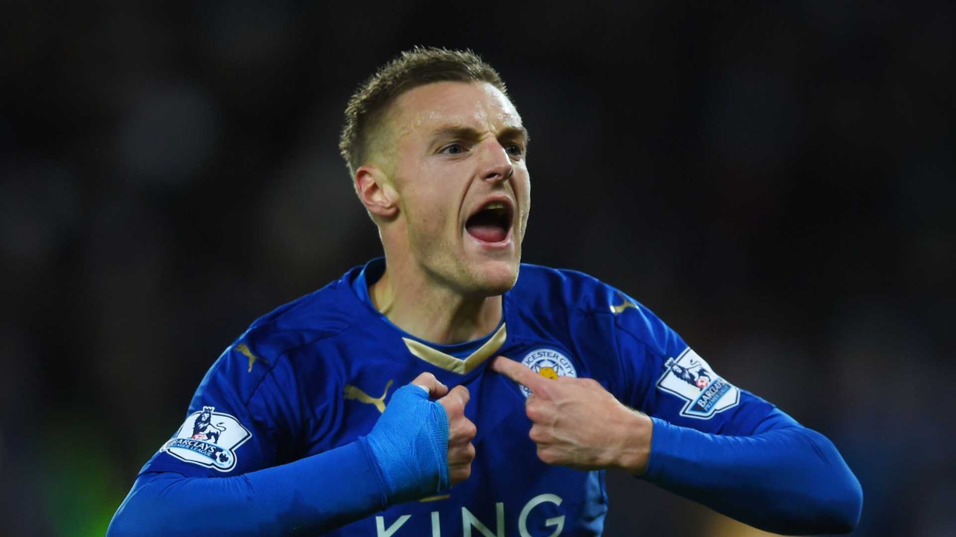 Jamie Vardy Leicester Striker Football