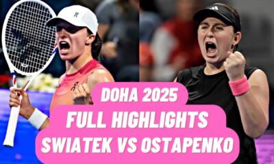 Jelena Ostapenko Iga Swiatek Qatar Open Semis