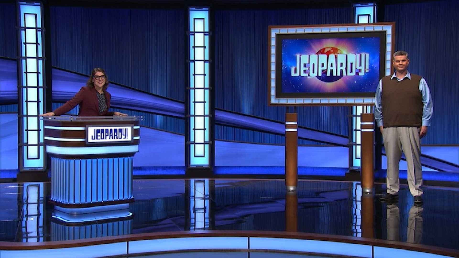 Jeopardy Contestants In Action During Game Show