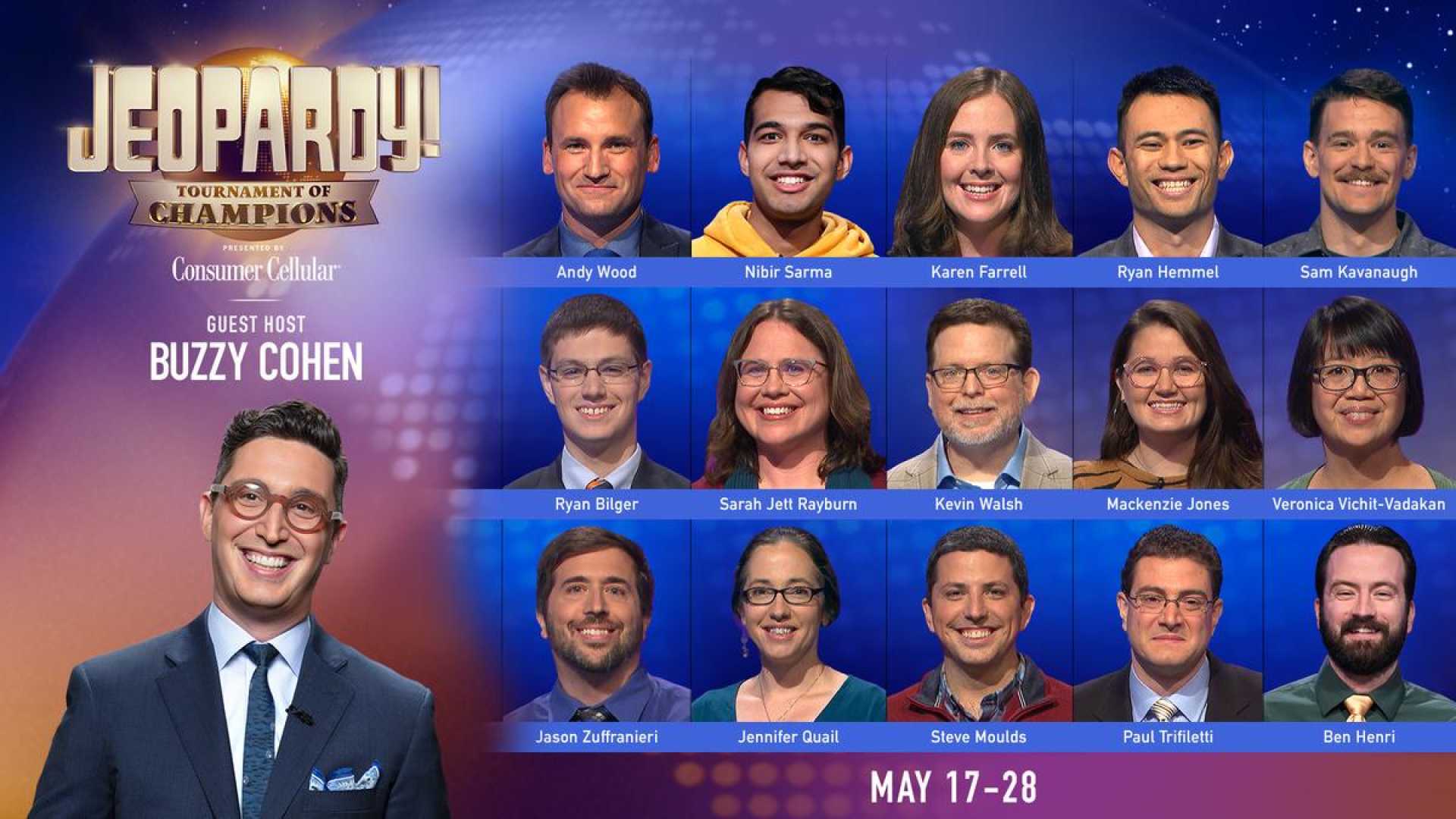 Jeopardy! Tournament Of Champions Contestants