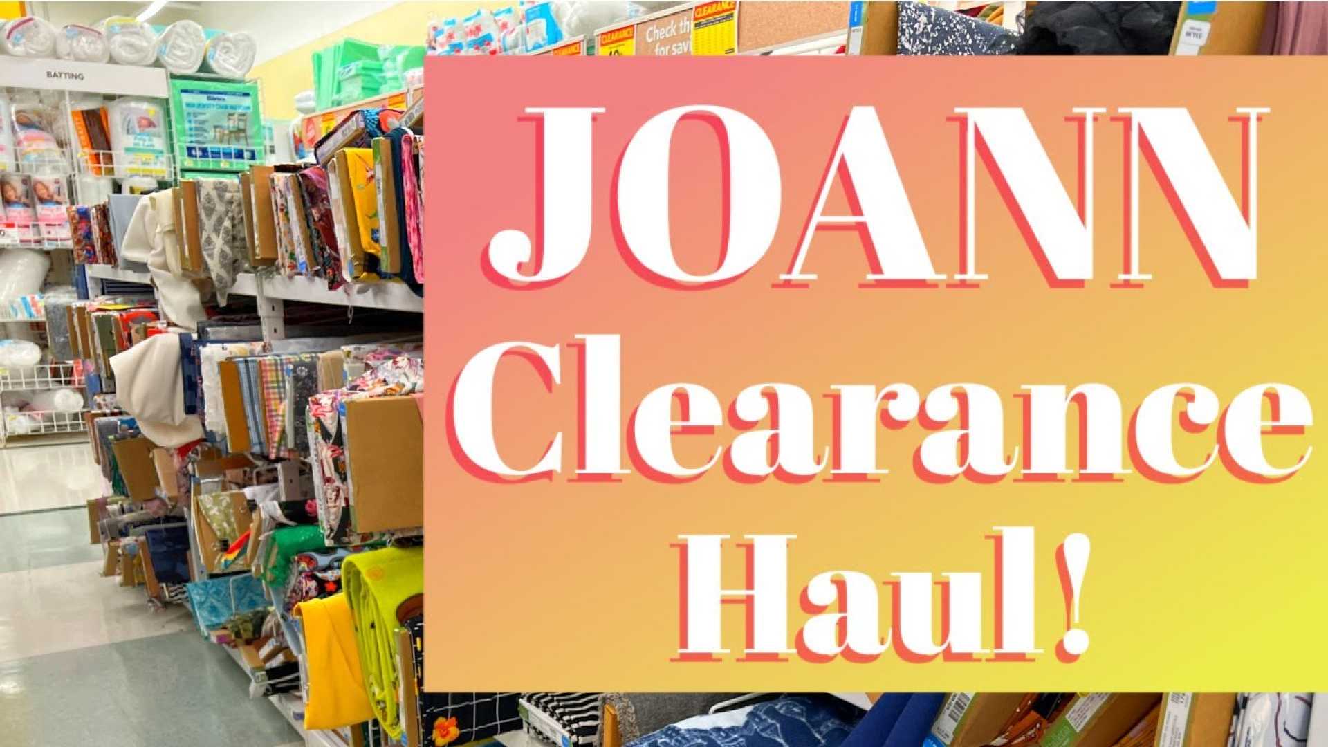 Joann Fabrics Store Clearance Sale