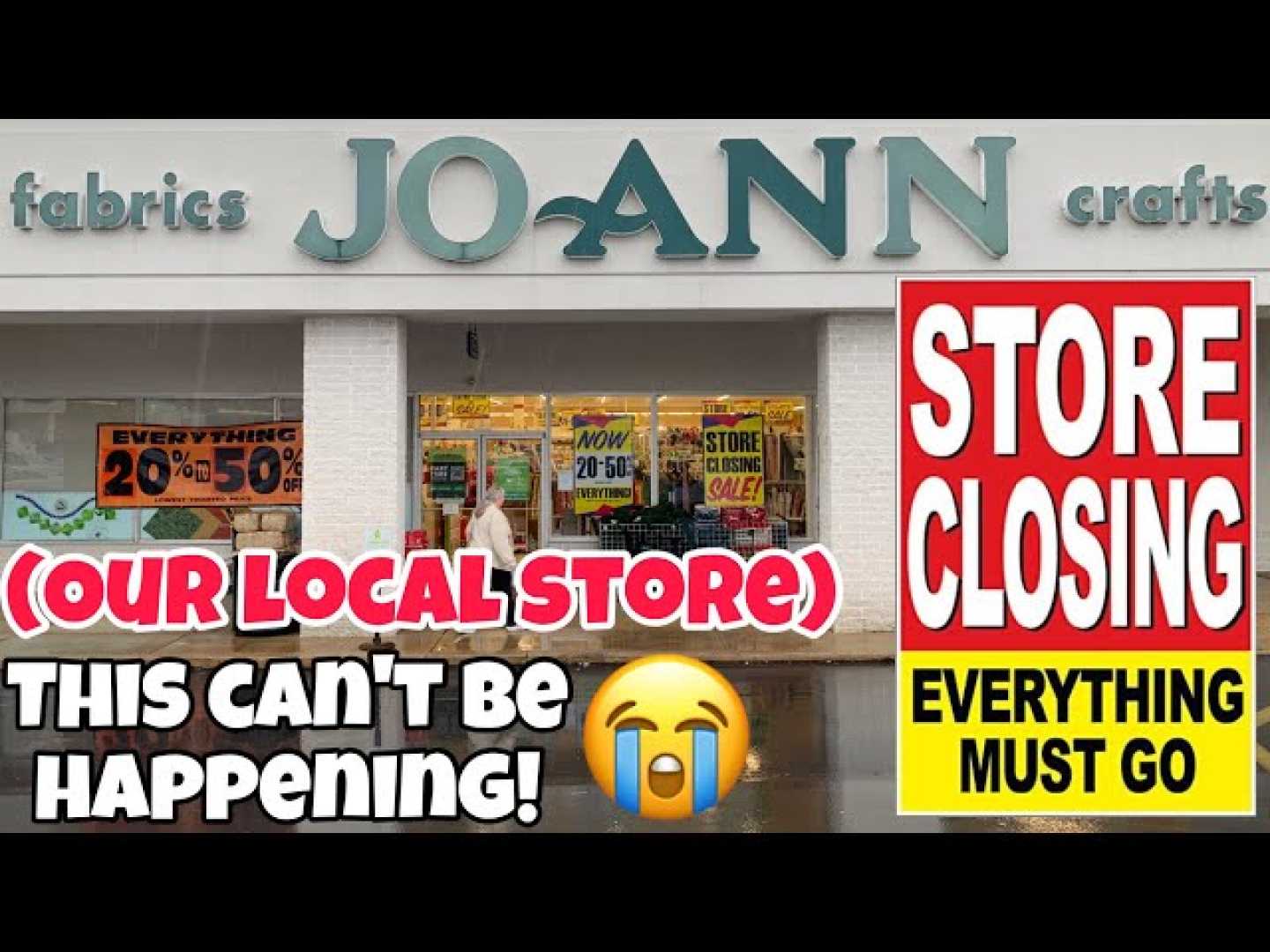 Joann Fabrics Store Closing Sale