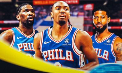 Joel Embiid Paul George Tyrese Maxey Sixers Pistons Game