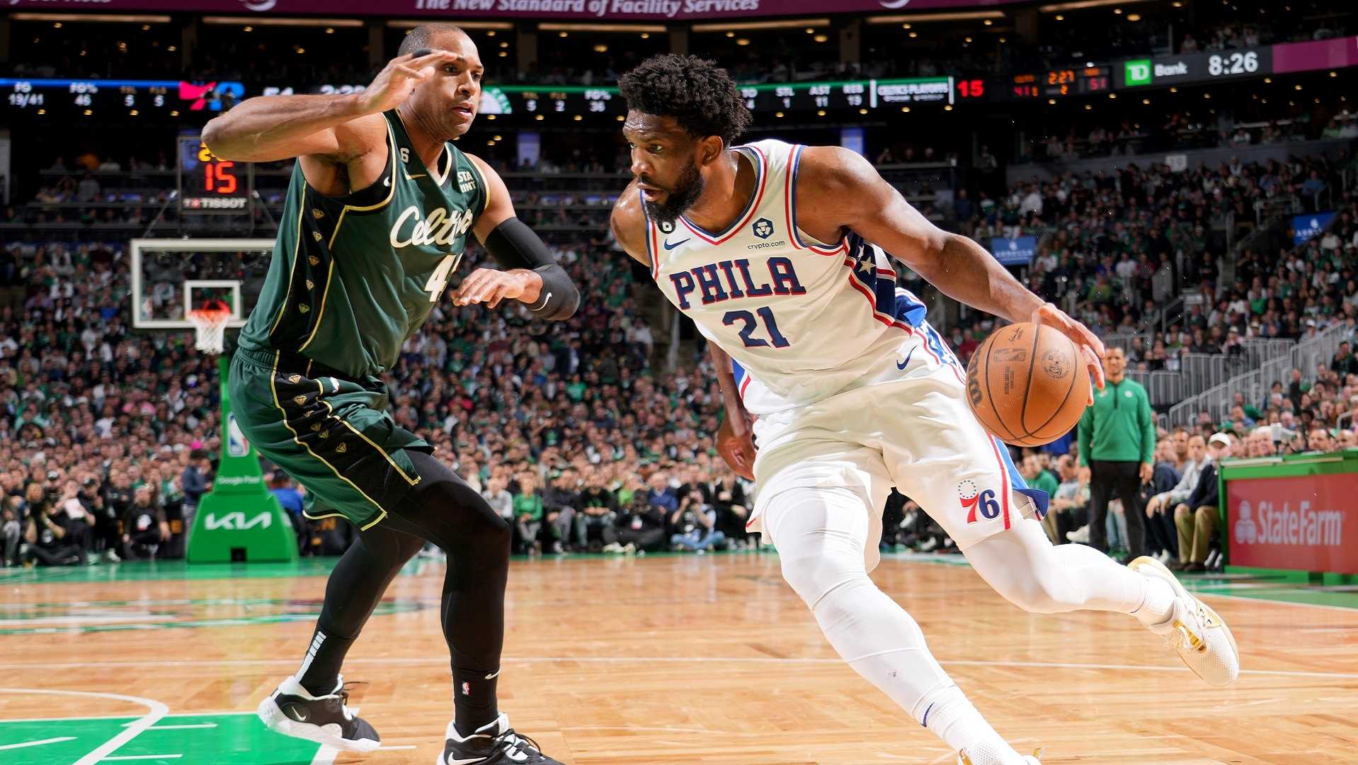 Joel Embiid Philadelphia 76ers Vs Boston Celtics