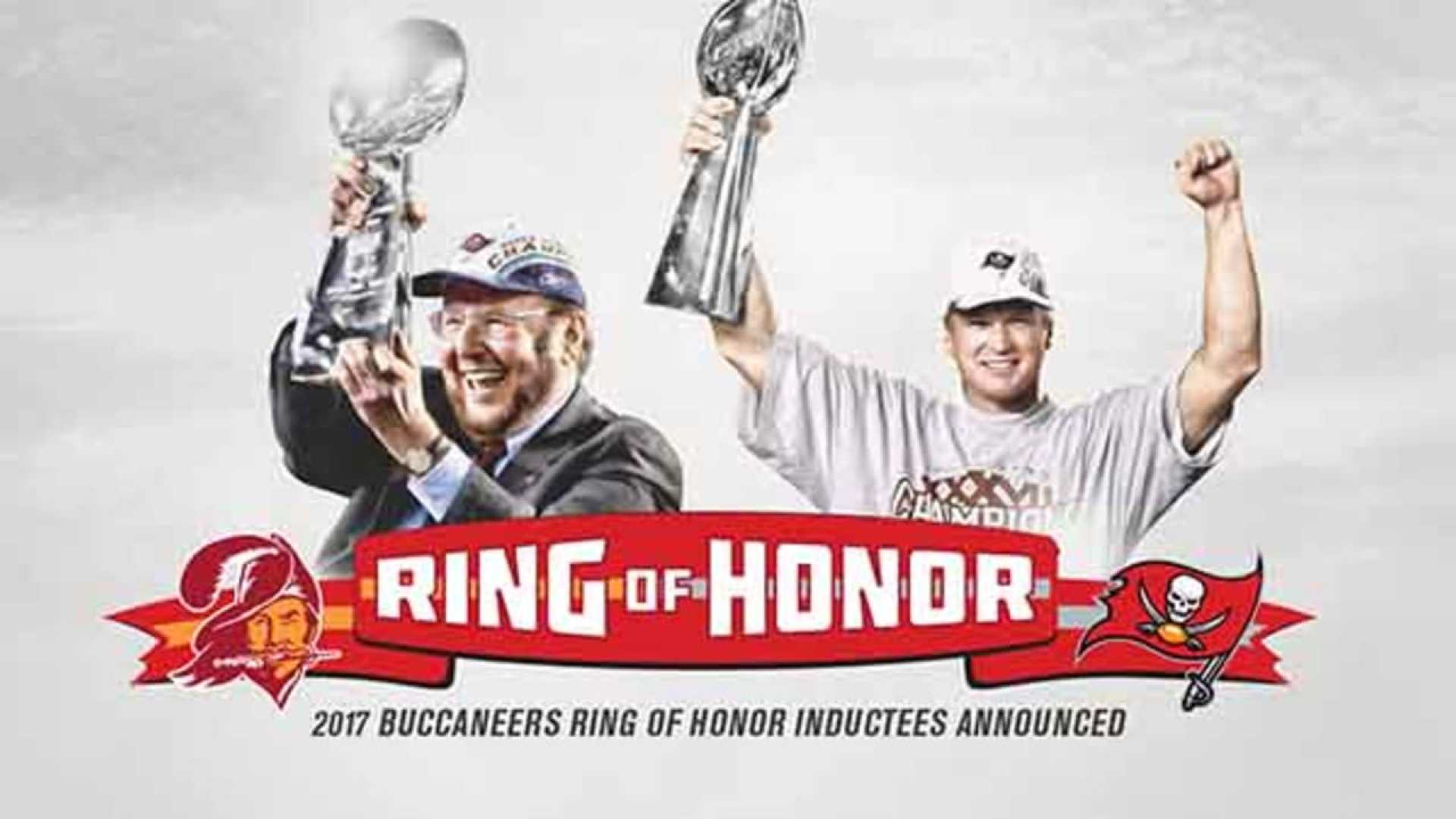 Jon Gruden Tampa Bay Buccaneers Ring Of Honor