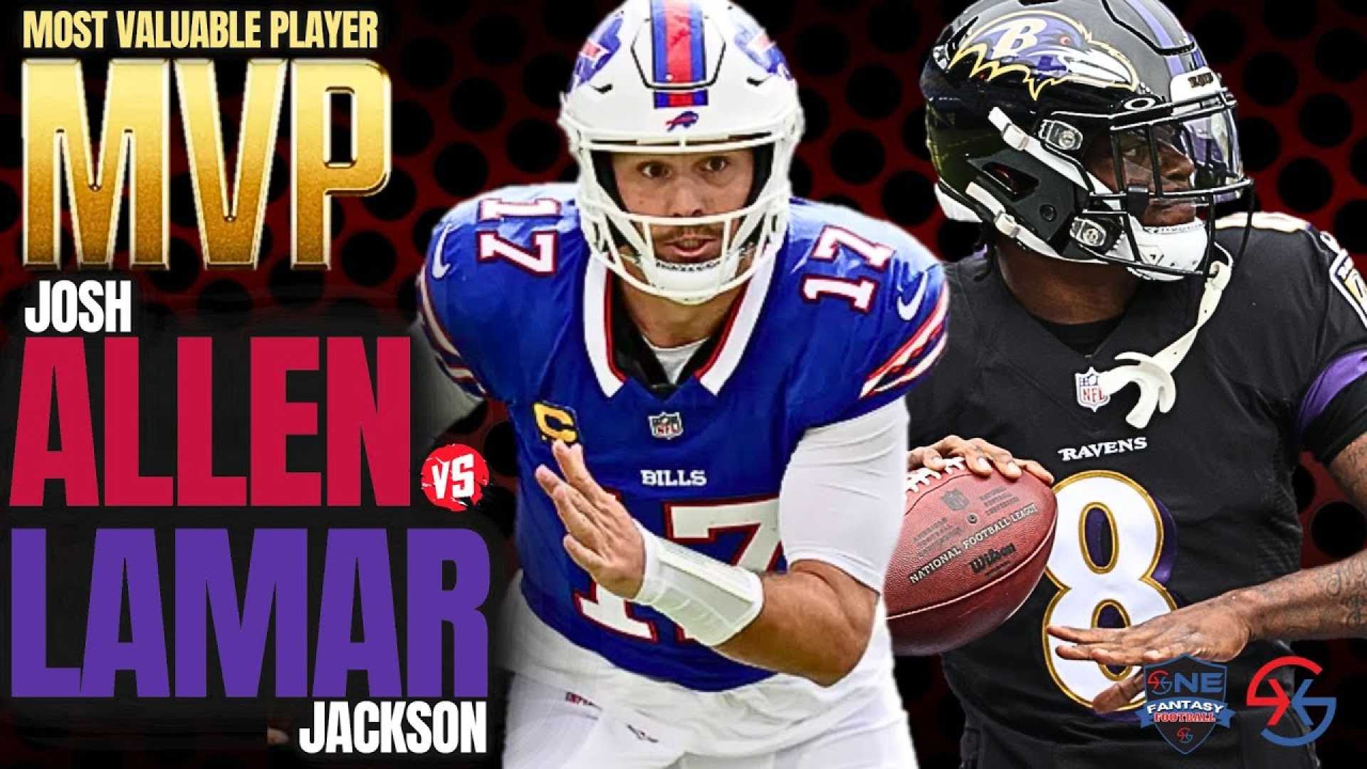 Josh Allen Lamar Jackson Nfl Mvp Race 2024