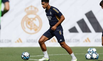 Jude Bellingham Training Real Madrid Champions League