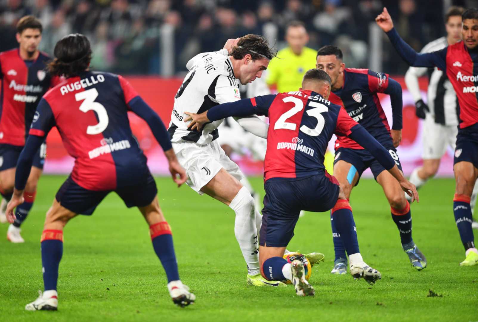 Juventus Vs Cagliari Serie A Match