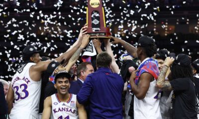 Kansas Jayhawks Basketball Victory Celebration