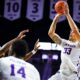 Kansas State Basketball Player Hawkins Game Action