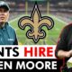 Kellen Moore New Orleans Saints Head Coach Announcement