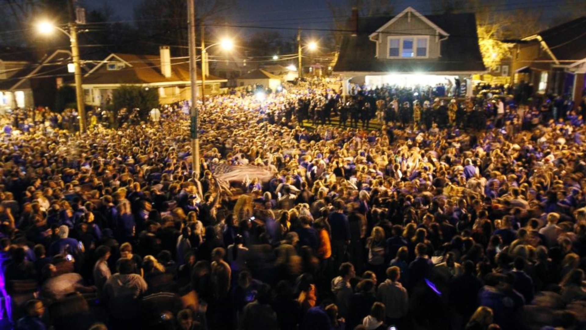 Kentucky Basketball Victory Celebration