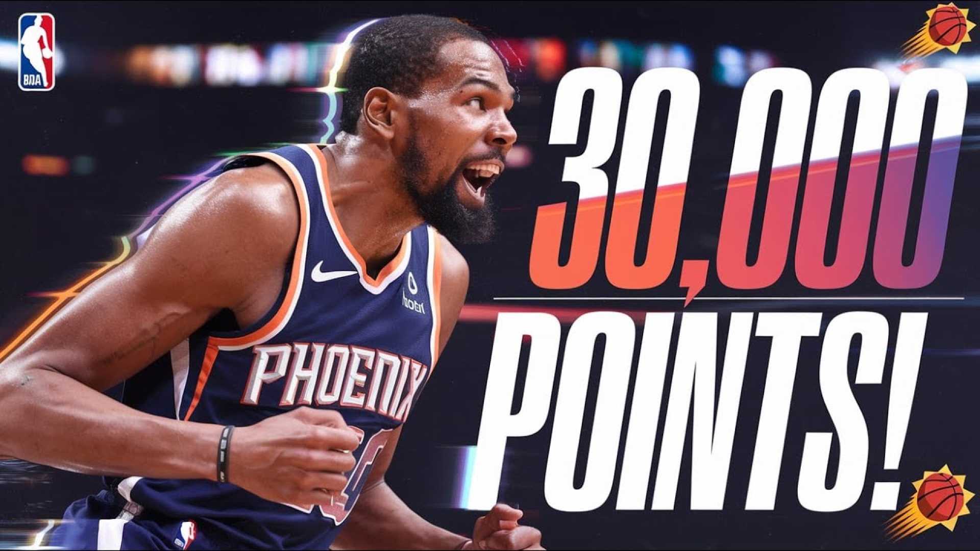 Kevin Durant Basketball Milestone 30000 Points